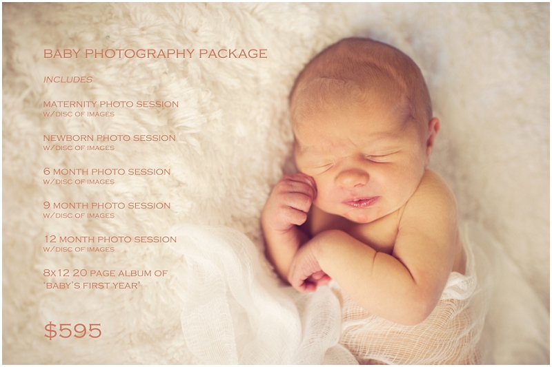 "Baby photography package"
