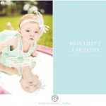 "Baby Girl three month shoot"
