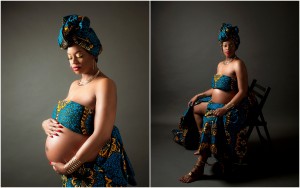 "African Print Maternity"